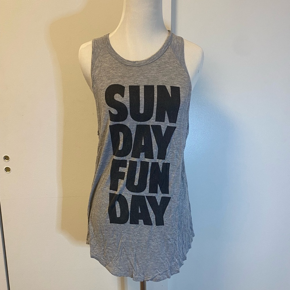 SUNDAY FUNDAY tank // pool cover-up // Medium